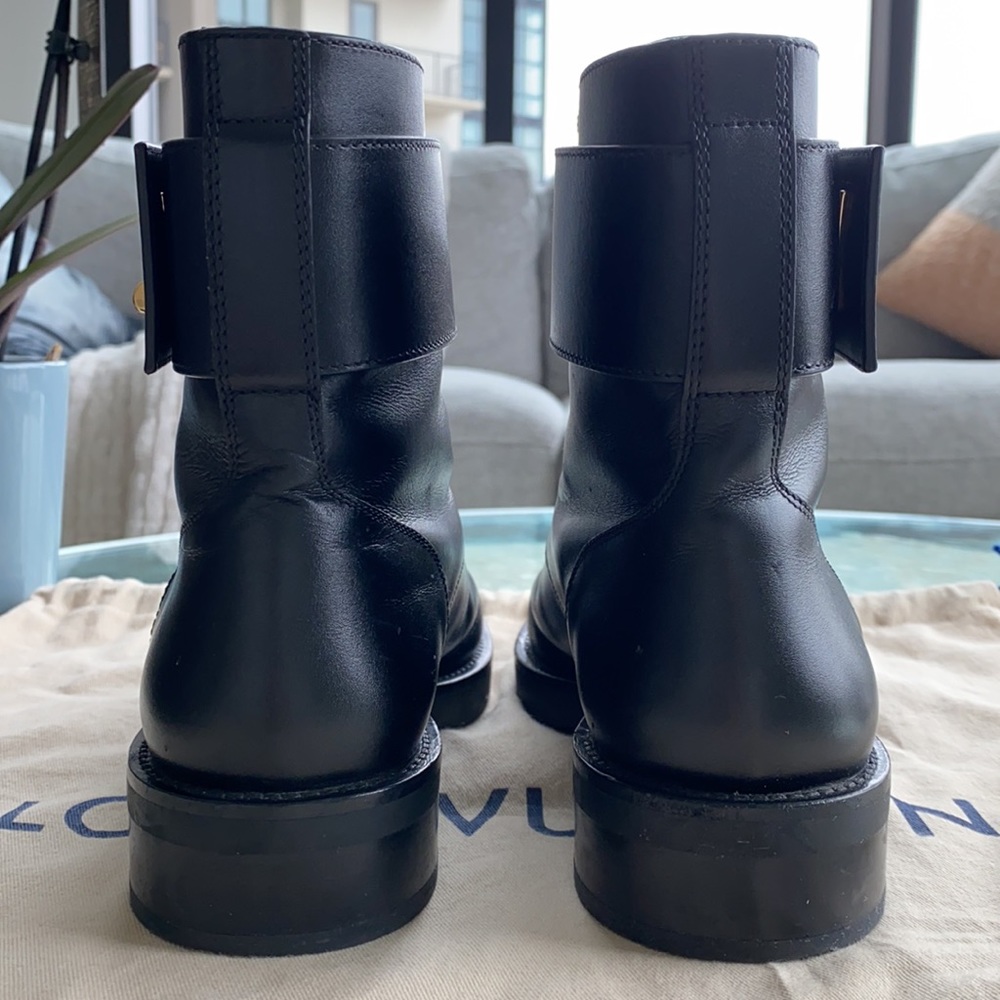 Louis Vuitton Combat Boots Sz 36.5 - Picture 3 of 5
